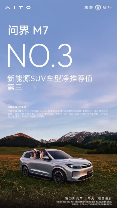 限时3年0息、5年超低息，“国民SUV”问界新M7轻松开回家！(图3)